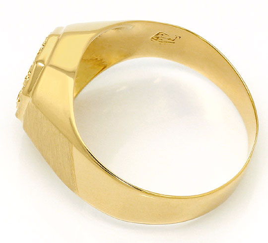 Foto 3 - Dekorativer Diamanten-Ring 0,26ct Cognac Brillanten 18K, S3074