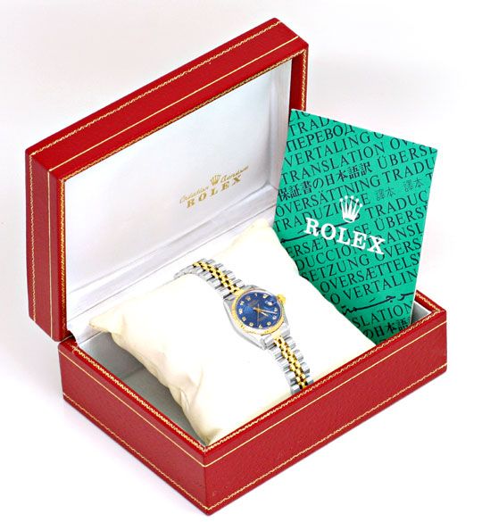 Foto 6 - Rolex Damen Uhr Stahlgold Automatik Jubilee Band Topuhr, U1304